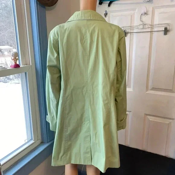 Dennis Basso Trench Jacket/Coat Button Up Full Line  Women Plus Size 1X Pockets - Picture 6 of 8